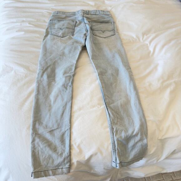 Diesel Mens Stretch Jogger Jeans in Light Blue Size S - Picture 4 of 5